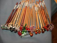 a mixture of bobbins - some sent from the Gumlace email group, some purchased